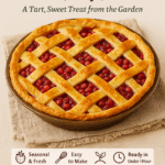 🥧 Goumi Pie Recipe (Easy!) – A Tart, Sweet Treat from the Garden