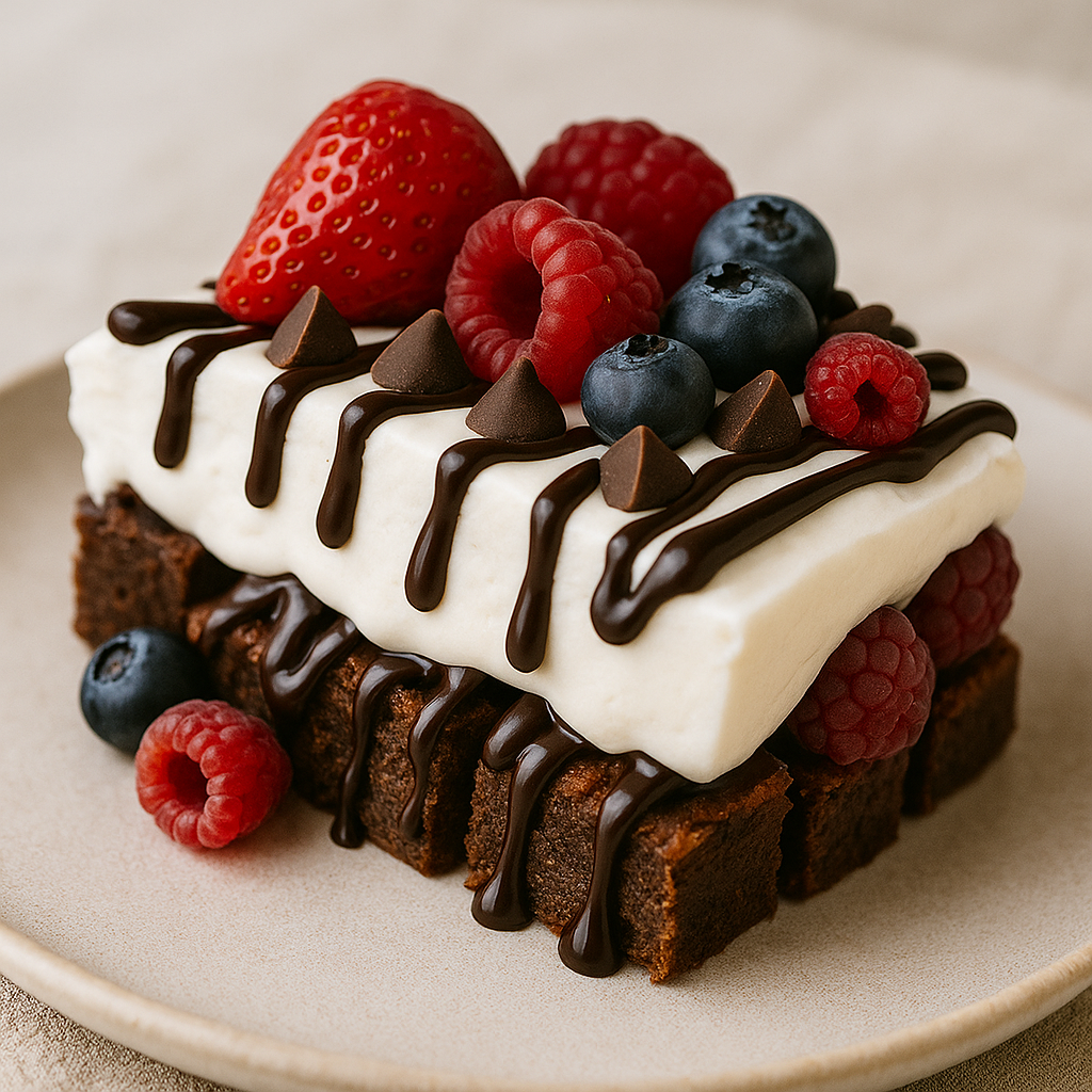 brownie Refrigerator Cake Recipe