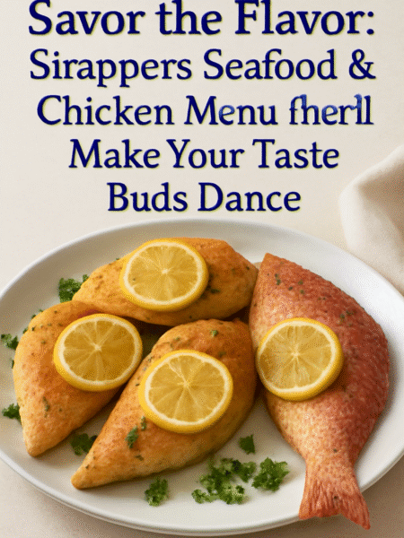 Savor the Flavor: Snappers Seafood & Chicken Menu That'll Make Your Taste Buds Dance