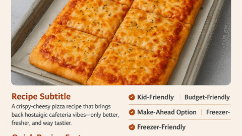 The Ultimate Homemade School Lunch Pizza (Kid-Approved & Easy!)