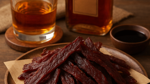 Homemade Kentucky Bourbon Beef Jerky That Packs a Punch